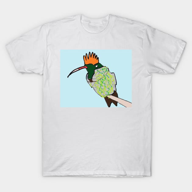 Lophornis magnificus T-Shirt by shigechan